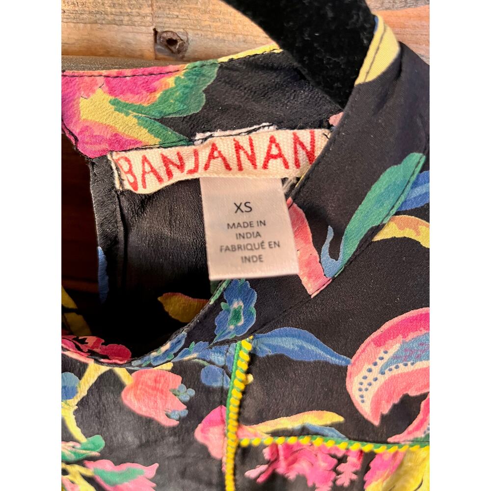 Anthropologie, Anacortes Silk Blouse Banjanan 100% Silk Sz XS - Picture 7 of 10